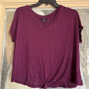 Burgundy shirt